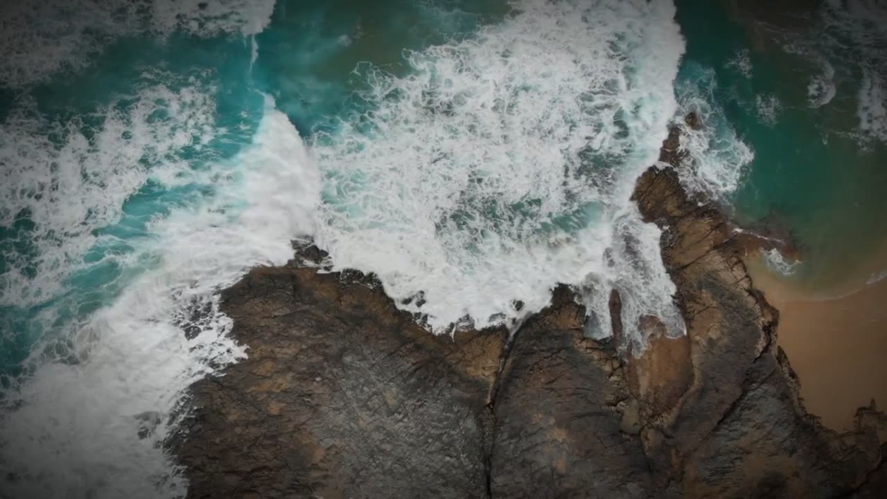 Ocean meeting the coast